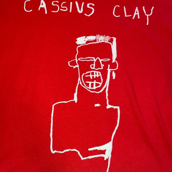 (Muhammad Ali) Cassius Clay Jean-Michel Basquiat tee - Picture 2 of 3